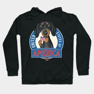 Dachshund United States of America Hoodie